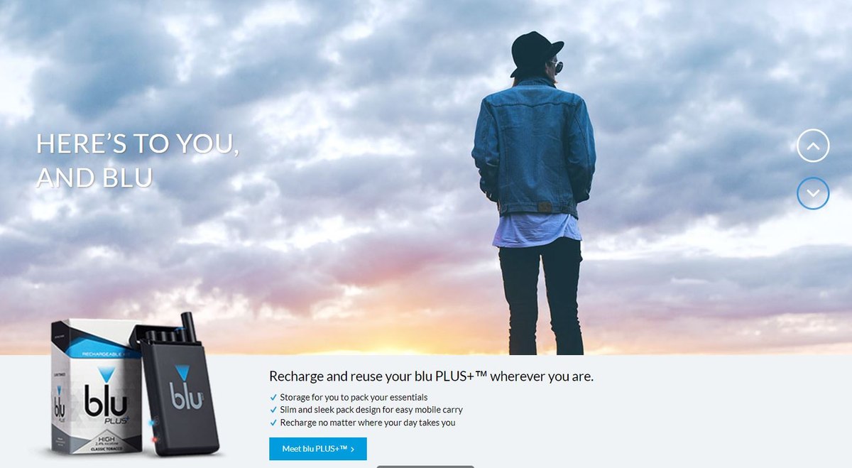 blu website hero: Here's To You, And Blu