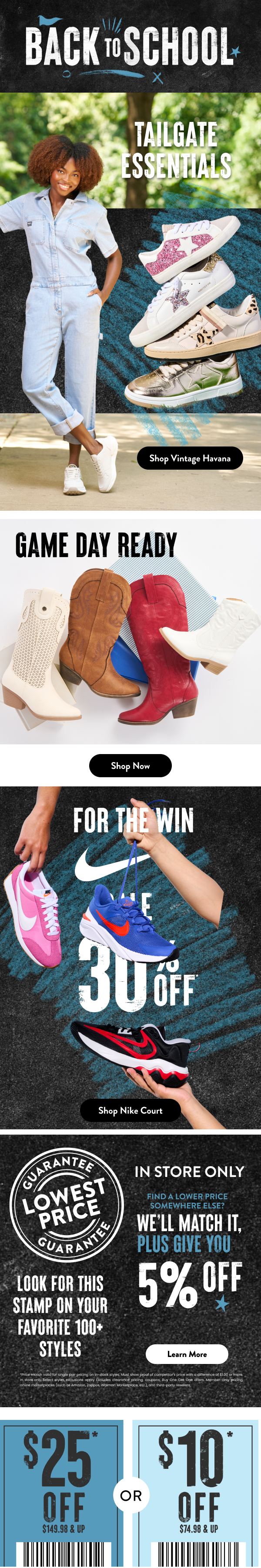 Shoe Carnival — Game Day Ready / For The Win