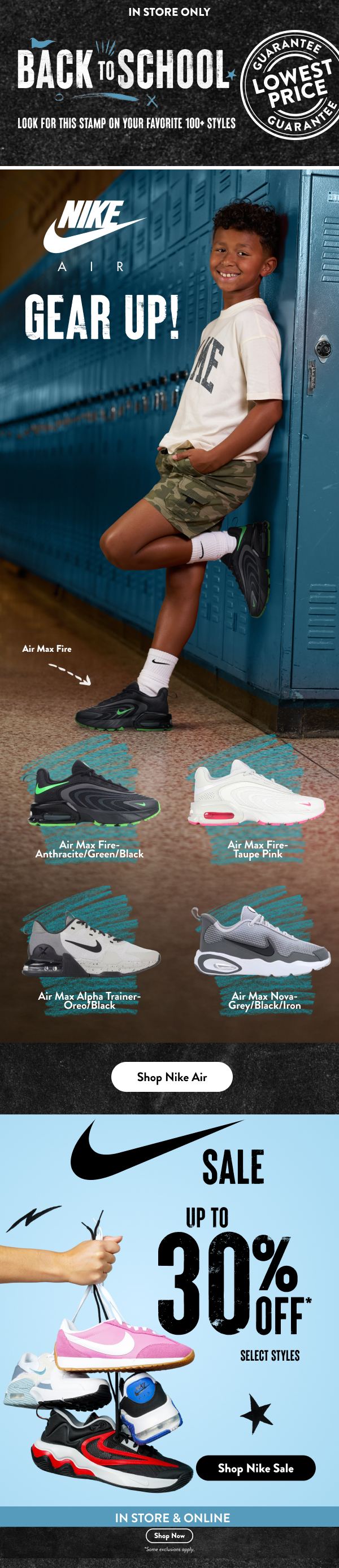Shoe Carnival — Gear Up! Nike Air