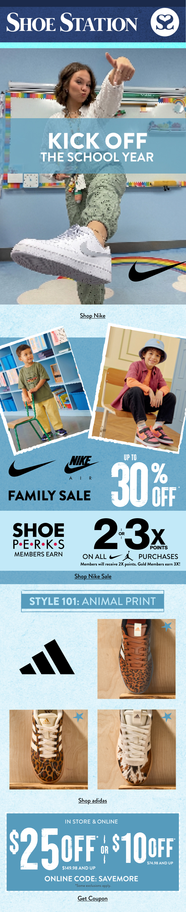 Shoe Station — Kick Off The School Year, Nike