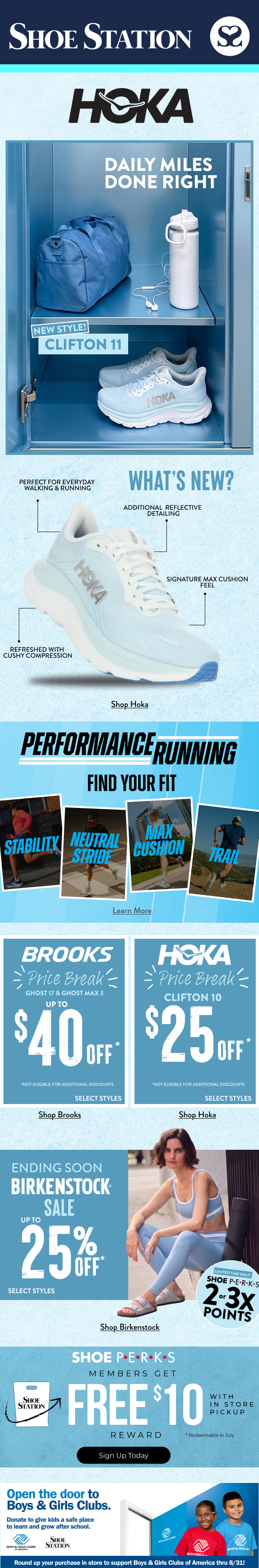 Shoe Station — Hoka: Daily Miles Done Right, Clifton 11