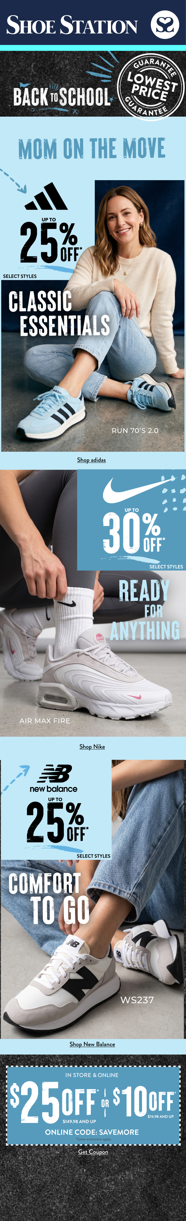 Shoe Station — Back To School: Mom On The Move