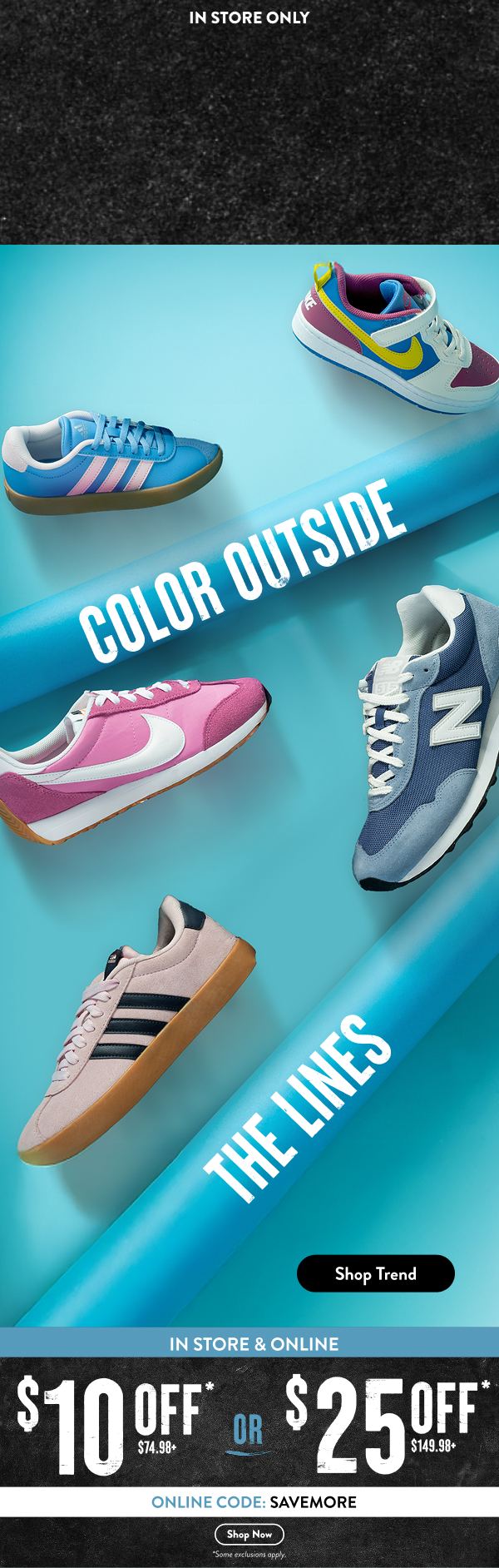 Shoe Carnival — Color Outside The Lines