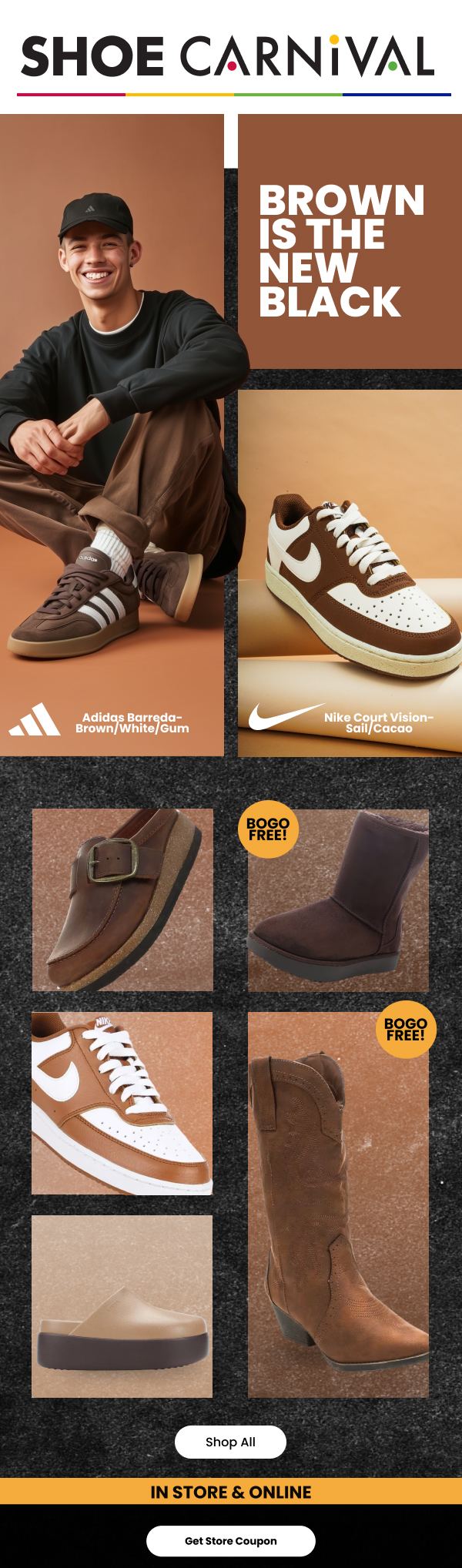 Shoe Carnival — Brown Is The New Black