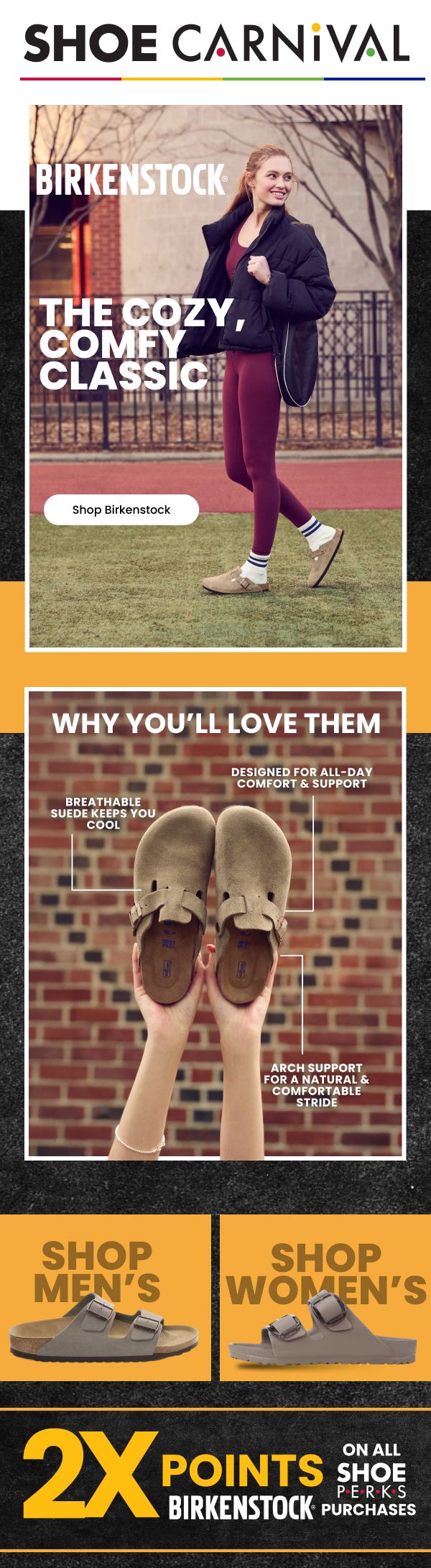 Shoe Carnival — Birkenstock: The Cozy, Comfy Classic