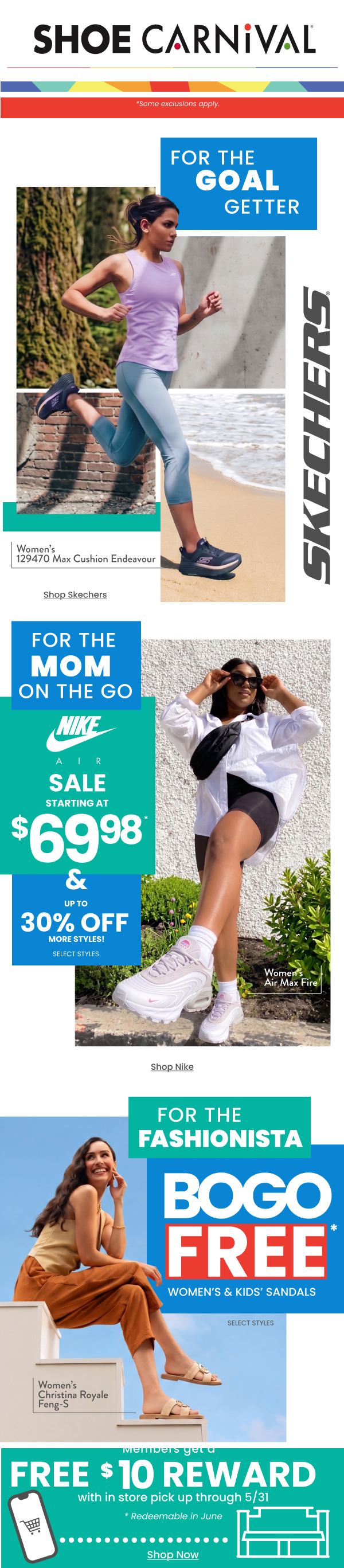 Shoe Carnival — For The Goal Getter / Mom On The Go