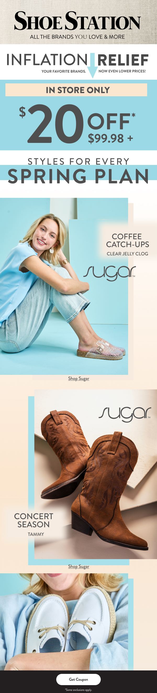 Shoe Station — Inflation Relief / Nautica Dockside Days